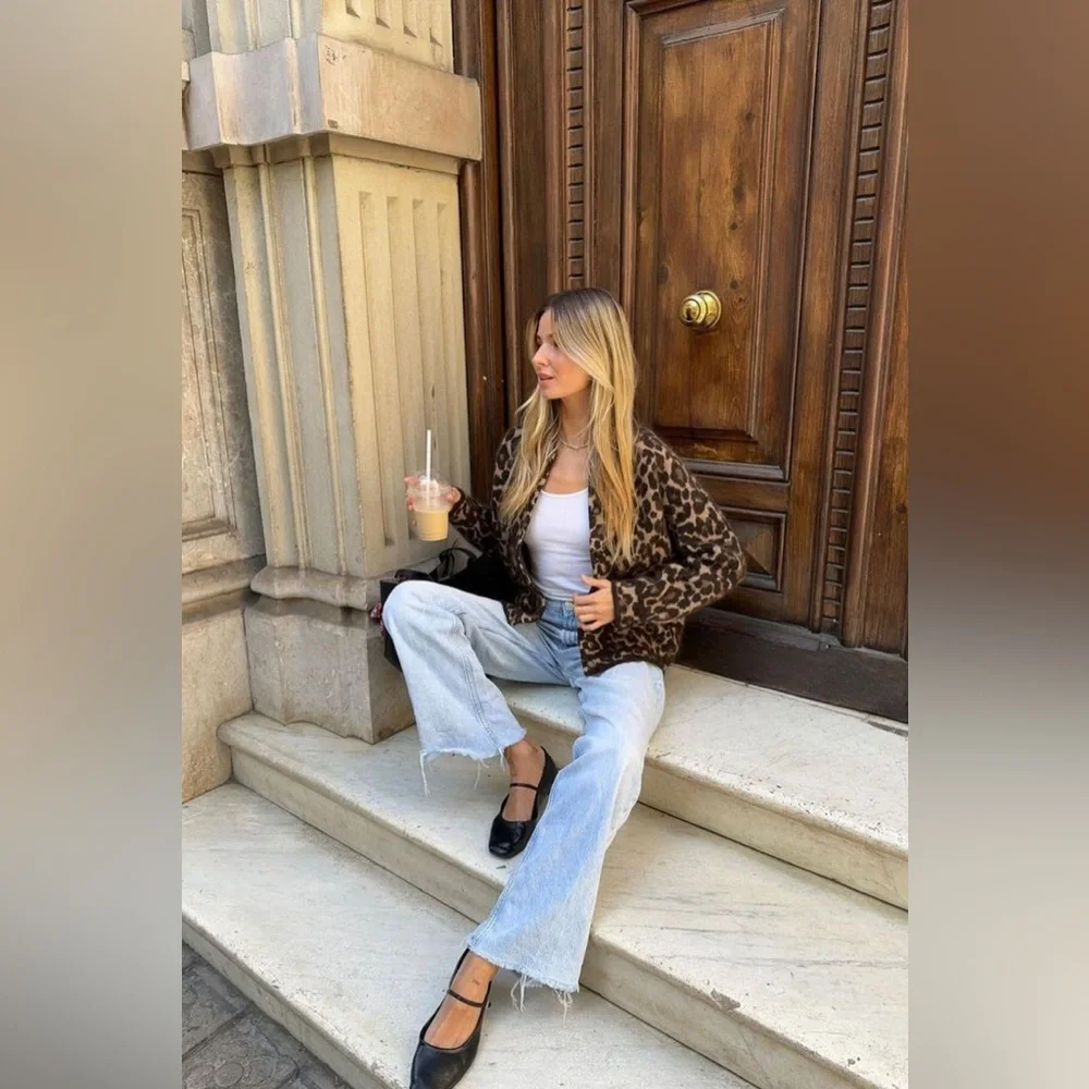 Sezane Noah sweater jacket size Medium, NWOT - Picture 4 of 12